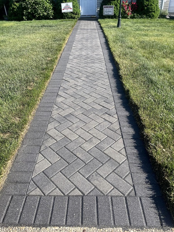 Beautifully redone walkway for home