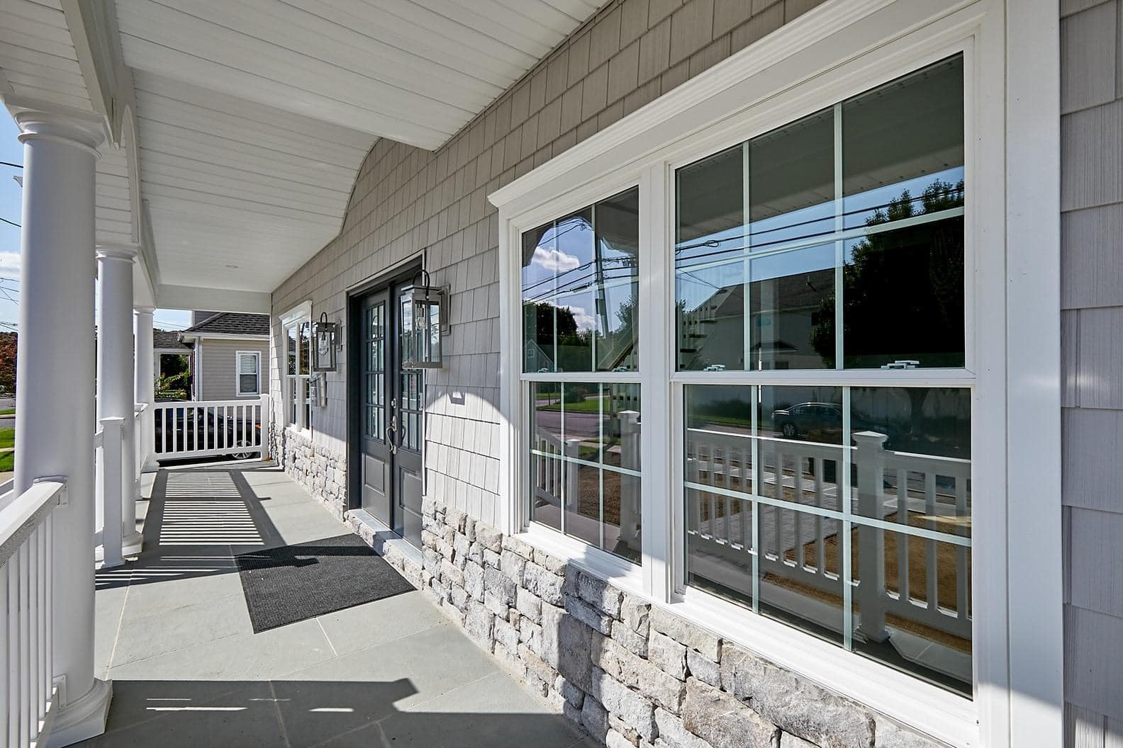 Beautiful patio look at windows