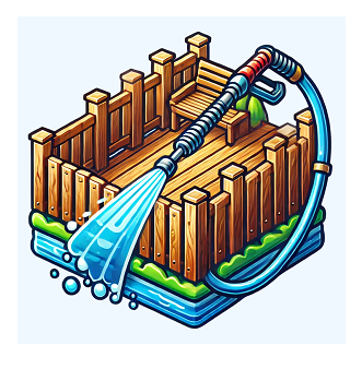 Deck and Fence Cleaning Icon